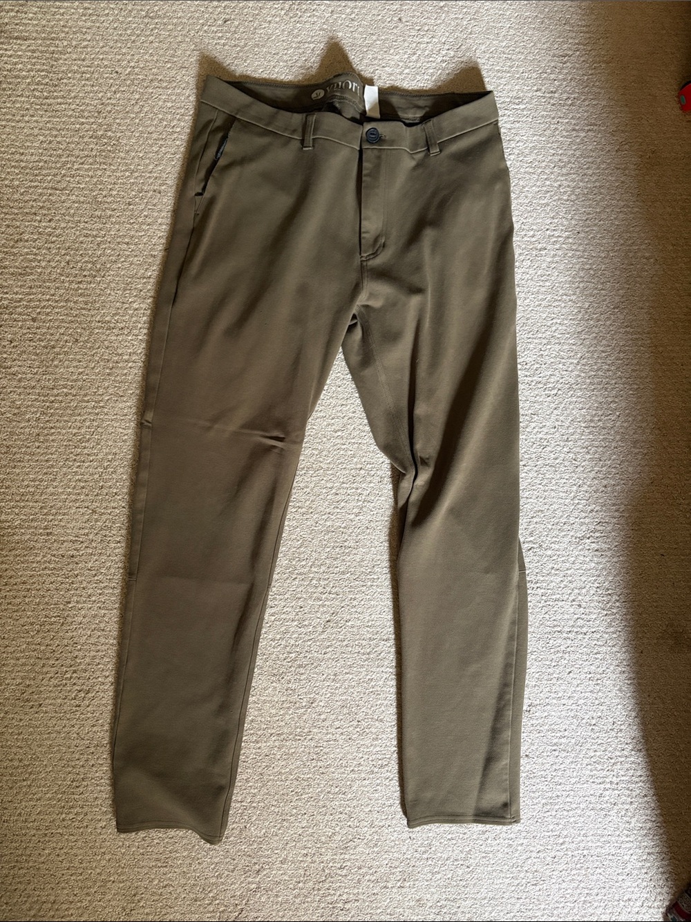 Vuori Olive Stretch Chino Pants